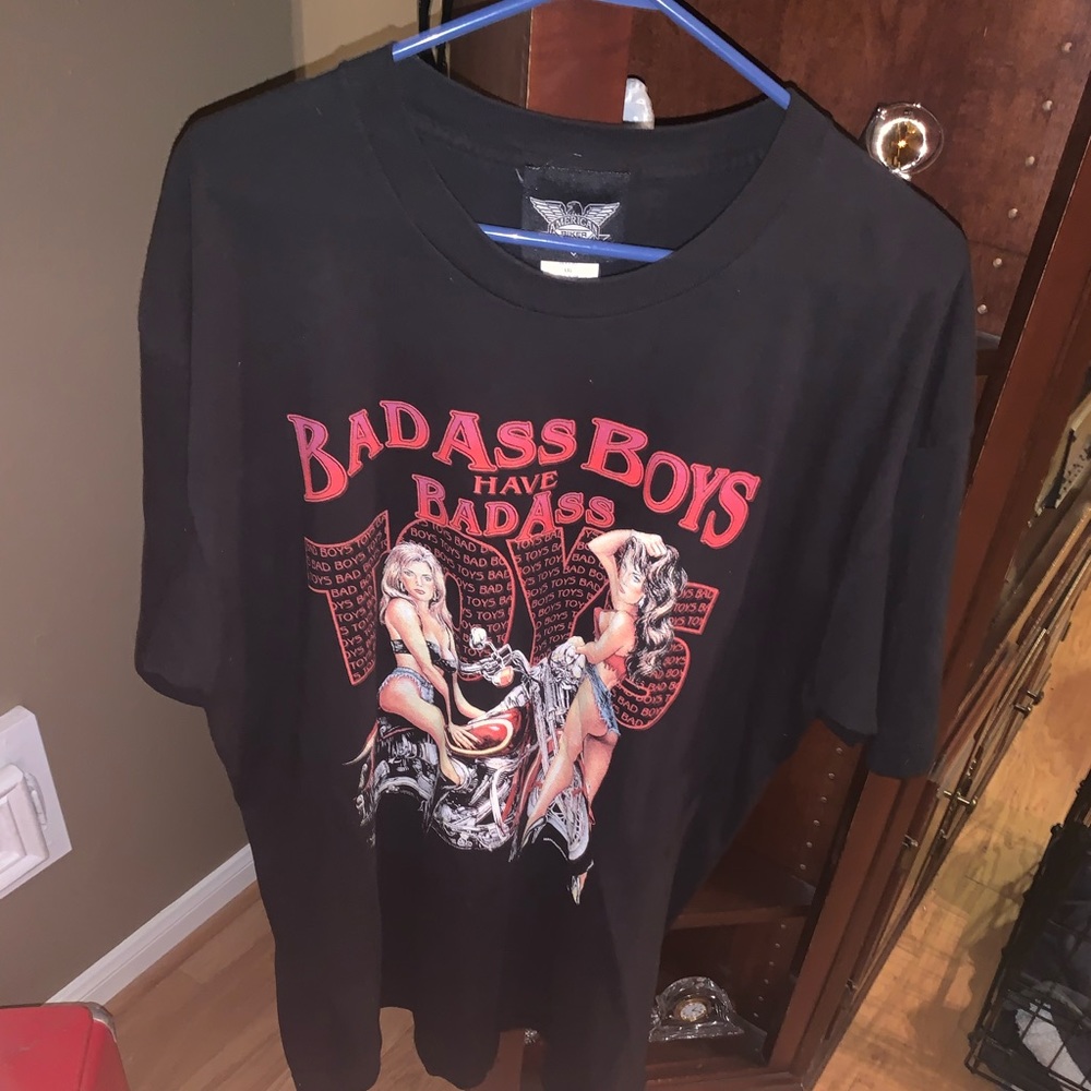Black American Biker t-shirt